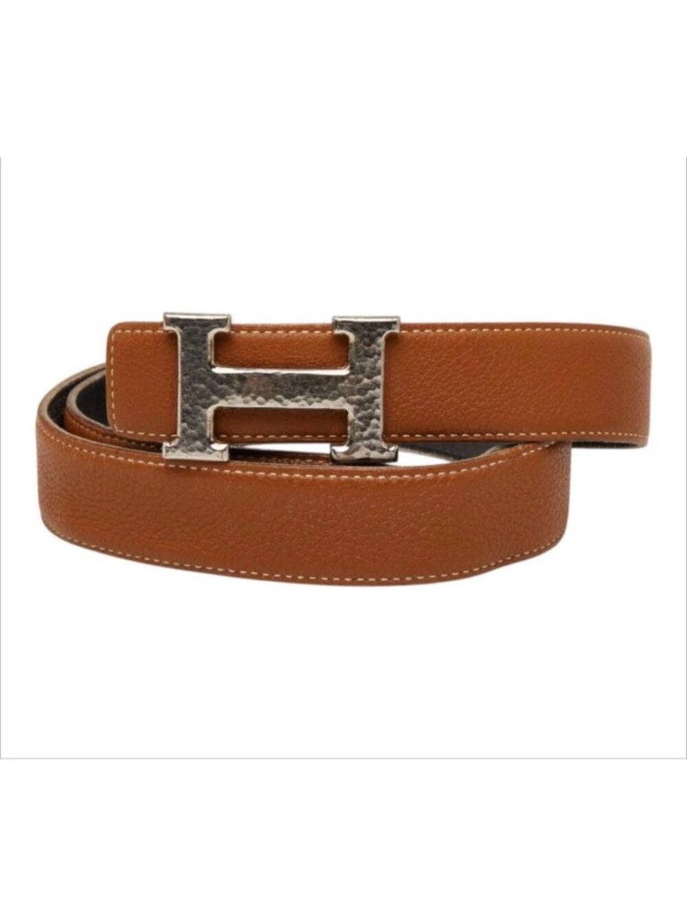 Hermes Constance Martelee Reversible Belt